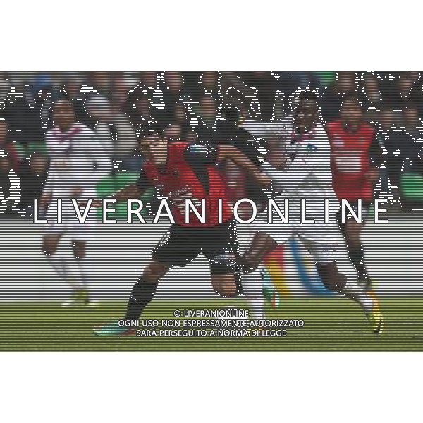 Silvio ROMERO / Ludovic SANE - 18.12.2013 - Rennes / Bordeaux - 1/8Finale de Coupe de la Ligue - Photo : Vincent Michel / Icon Sport AG ALDO LIVERANI SAS ONLY ITALY