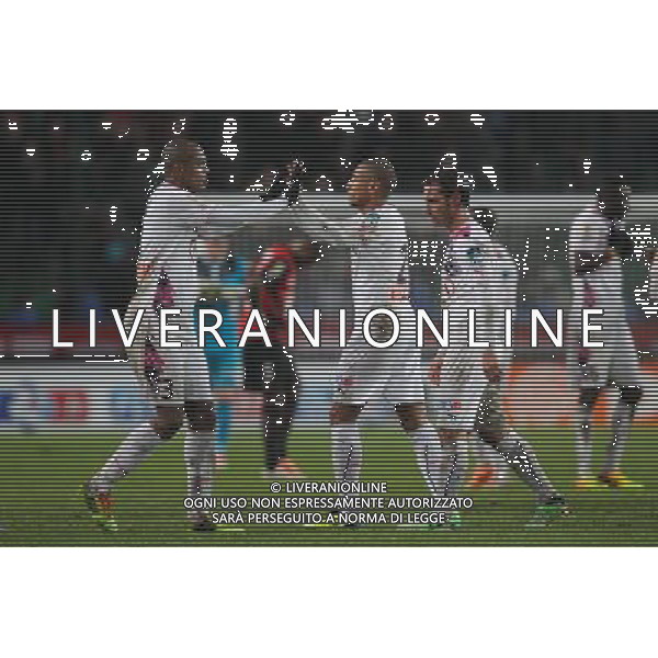 JOIE HENRIQUE / JUSSIE - 18.12.2013 - Rennes / Bordeaux - 1/8Finale de Coupe de la Ligue - Photo : Vincent Michel / Icon Sport AG ALDO LIVERANI SAS ONLY ITALY