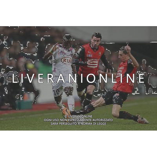 Henri SAIVET / Romain ALESSANDRINI et Vincent PAJOT - 18.12.2013 - Rennes / Bordeaux - 1/8Finale de Coupe de la Ligue - Photo : Vincent Michel / Icon Sport AG ALDO LIVERANI SAS ONLY ITALY