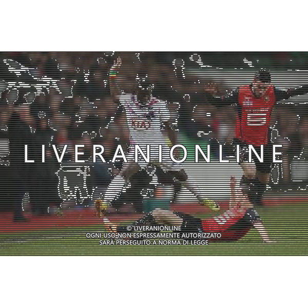 Henri SAIVET / Romain ALESSANDRINI et Vincent PAJOT - 18.12.2013 - Rennes / Bordeaux - 1/8Finale de Coupe de la Ligue - Photo : Vincent Michel / Icon Sport AG ALDO LIVERANI SAS ONLY ITALY