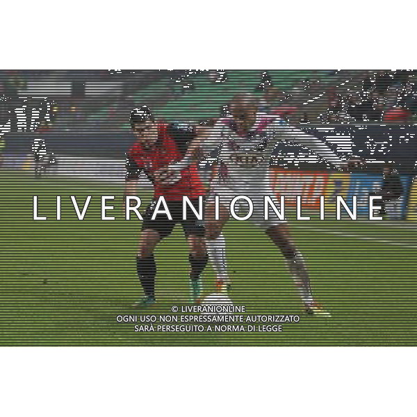 HENRIQUE / Silvio ROMERO - 18.12.2013 - Rennes / Bordeaux - 1/8Finale de Coupe de la Ligue - Photo : Vincent Michel / Icon Sport AG ALDO LIVERANI SAS ONLY ITALY