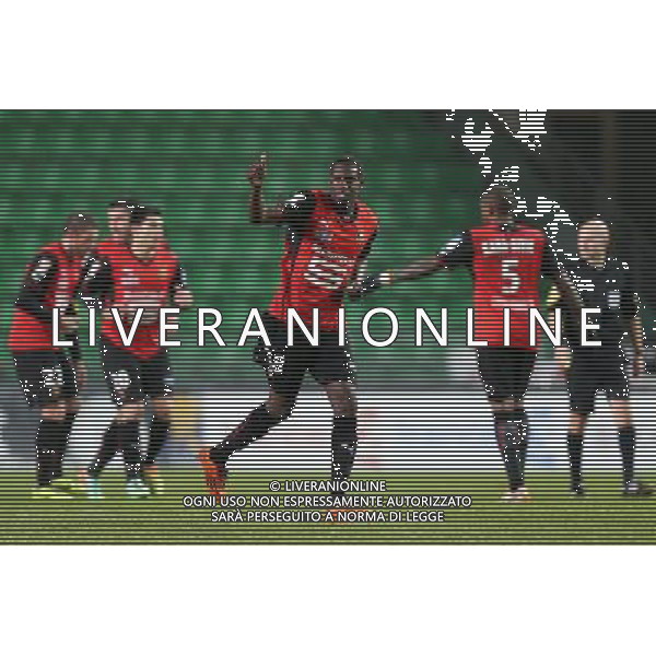 Joie Rennes - Abdoulaye DOUCOURE - 18.12.2013 - Rennes / Bordeaux - 1/8Finale de Coupe de la Ligue - Photo : Vincent Michel / Icon Sport AG ALDO LIVERANI SAS ONLY ITALY