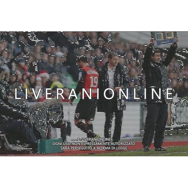 Romain ALESSANDRINI / Philippe MONTANIER - 18.12.2013 - Rennes / Bordeaux - 1/8Finale de Coupe de la Ligue - Photo : Vincent Michel / Icon Sport AG ALDO LIVERANI SAS ONLY ITALY