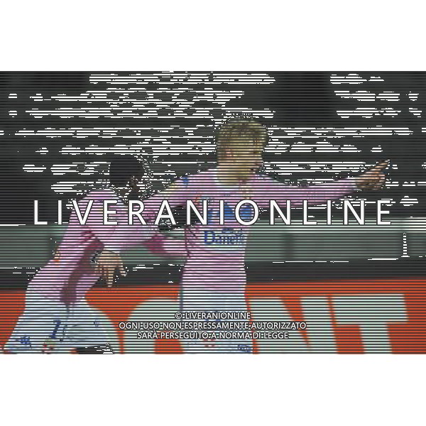 Joie Daniel WASS - 18.12.2013 - Evian Thonon / Bastia - 1/8Finale Coupe de la Ligue - Photo : Jean Paul Thomas / Icon Sport AG ALDO LIVERANI SAS ONLY ITALY