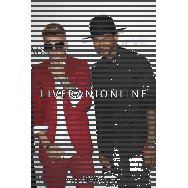 Justin Bieber, Usher at the \'Justin Bieber\'s Believe\' Premiere, Regal Cinemas, Los Angeles, CA 12-18-13 AG ALDO LIVERANI SAS ONLY ITALY
