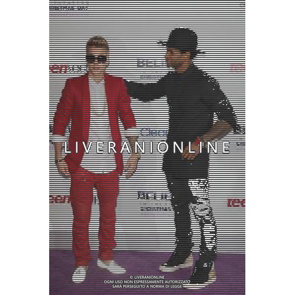 Justin Bieber, Usher at the \'Justin Bieber\'s Believe\' Premiere, Regal Cinemas, Los Angeles, CA 12-18-13 AG ALDO LIVERANI SAS ONLY ITALY