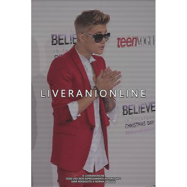 Justin Bieber at the \'Justin Bieber\'s Believe\' Premiere, Regal Cinemas, Los Angeles, CA 12-18-13 AG ALDO LIVERANI SAS ONLY ITALY