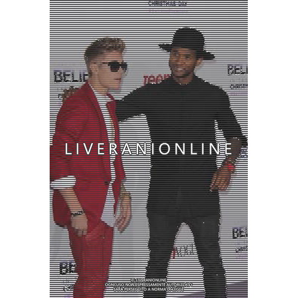 Justin Bieber, Usher at the \'Justin Bieber\'s Believe\' Premiere, Regal Cinemas, Los Angeles, CA 12-18-13 AG ALDO LIVERANI SAS ONLY ITALY