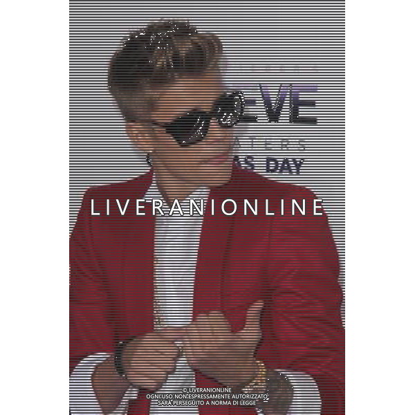 Justin Bieber at the \'Justin Bieber\'s Believe\' Premiere, Regal Cinemas, Los Angeles, CA 12-18-13 AG ALDO LIVERANI SAS ONLY ITALY