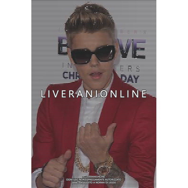 Justin Bieber at the \'Justin Bieber\'s Believe\' Premiere, Regal Cinemas, Los Angeles, CA 12-18-13 AG ALDO LIVERANI SAS ONLY ITALY