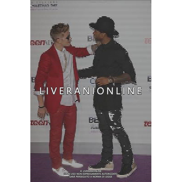 Justin Bieber, Usher at \'Justin Bieber\'s Believe\' Premiere on December 18 2013 in Los Angeles, California. AG ALDO LIVERANI SAS ONLY ITALY