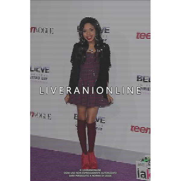 LOS ANGELES - DECEMBER 18: Teala Dunn at \'Justin Bieber\'s Believe\' Premiere on December 18 2013 in Los Angeles, California. (Photo by Martin Sloan) AG ALDO LIVERANI SAS ONLY ITALY