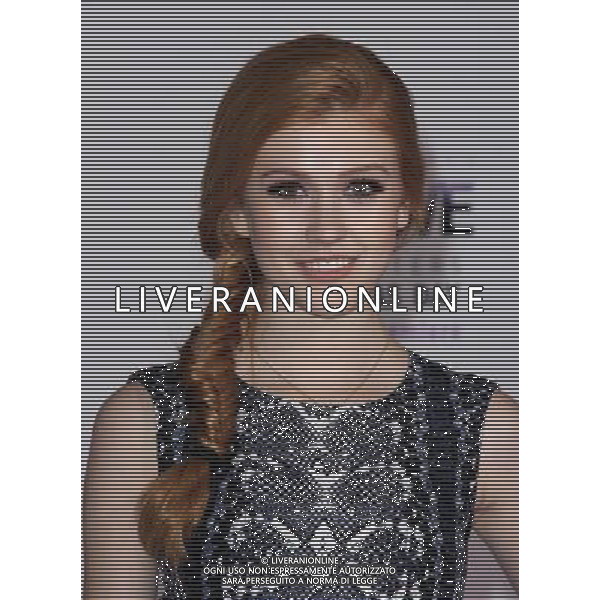 LOS ANGELES - DECEMBER 18: Katherine McNamara at \'Justin Bieber\'s Believe\' Premiere on December 18 2013 in Los Angeles, California. (Photo by Martin Sloan) AG ALDO LIVERANI SAS ONLY ITALY