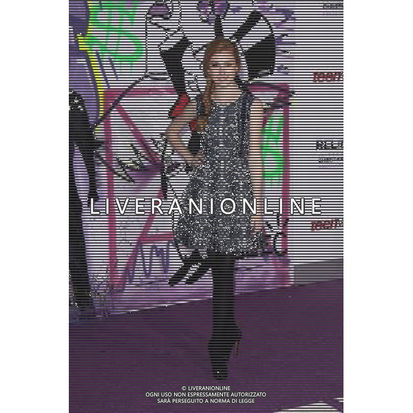 LOS ANGELES - DECEMBER 18: Katherine McNamara at \'Justin Bieber\'s Believe\' Premiere on December 18 2013 in Los Angeles, California. (Photo by Martin Sloan) AG ALDO LIVERANI SAS ONLY ITALY
