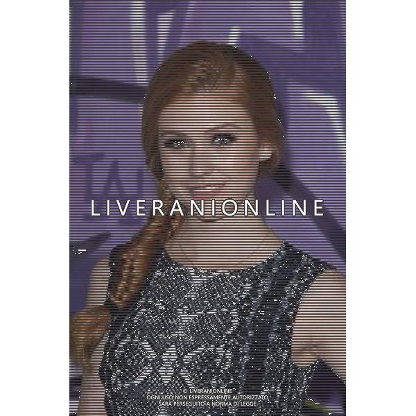 LOS ANGELES - DECEMBER 18: Katherine McNamara at \'Justin Bieber\'s Believe\' Premiere on December 18 2013 in Los Angeles, California. (Photo by Martin Sloan) AG ALDO LIVERANI SAS ONLY ITALY