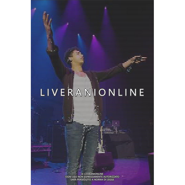 Rizzle Kicks play the Under One Roof Charity Concert on 19/12/2013 at Hammersmith Eventim Apollo, London. The show will raise funds for Kids Company, which works with vulnerable children and young people in London and Bristol. Persons pictured: Jordan Stephens. ©PHOTOHSOT/AGENZIA ALDO LIVERANI SAS - ITALY ONLY - EDITORIAL USE ONLY
