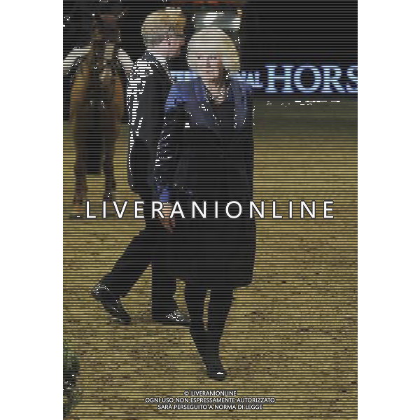LONDON, UNITED KINGDOM - DECEMBER 19: Camilla, Duchess of Cornwall attends The London International Horse show at Olympia Exhibition Centre on December 19, 2013 in London, England. ©PHOTOSHOT/AGENZIA ALDO LIVERANI SAS - ITALY ONLY - EDITORIAL USE ONLY - REALI INGLESI: Camilla Duchessa di Cornovaglia alla mostra internazionale di cavalli all\'Olympia Exhibition Centre a Londra, Inghilterra 19 dicembre 2013
