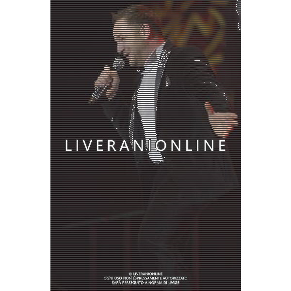 Mikey Graham of Irish boy band Boyzone performs at Manchester Arena on the last night of their BZ20 tour, 22nd December 2013. AG ALDO LIVERANI SAS ONLY ITALY