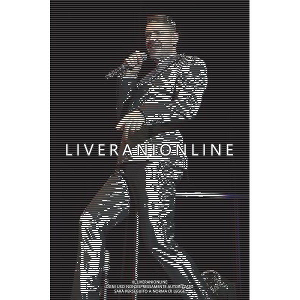Shane Lynch of Irish boy band Boyzone performs at Manchester Arena on the last night of their BZ20 tour, 22nd December 2013. AG ALDO LIVERANI SAS ONLY ITALY