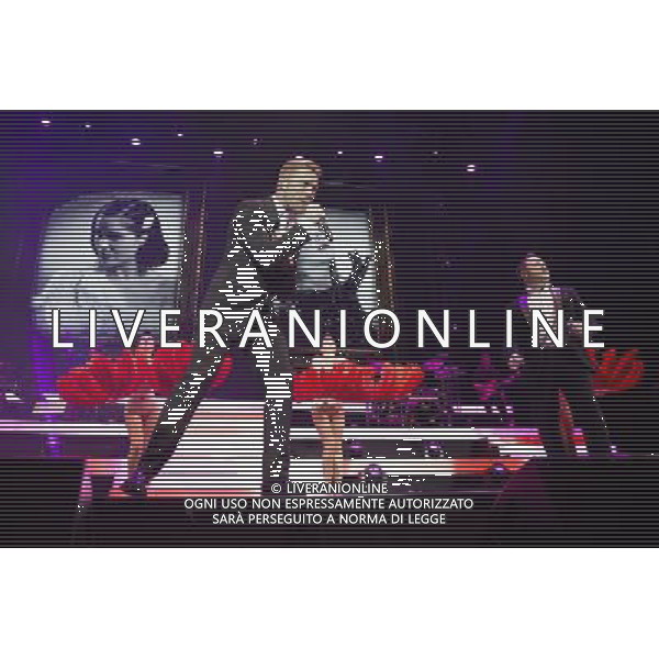 Mikey Graham and Ronan Keating of Irish boy band Boyzone performs at Manchester Arena on the last night of their BZ20 tour, 22nd December 2013. AG ALDO LIVERANI SAS ONLY ITALY