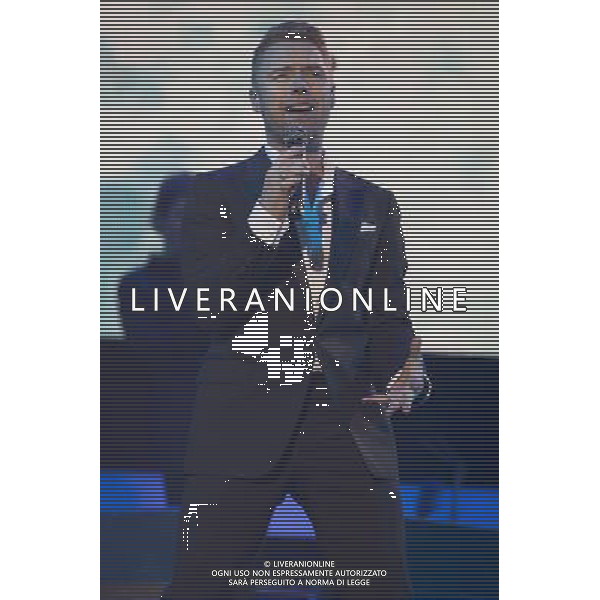 Ronan Keating of Irish boy band Boyzone performs at Manchester Arena on the last night of their BZ20 tour, 22nd December 2013. AG ALDO LIVERANI SAS ONLY ITALY