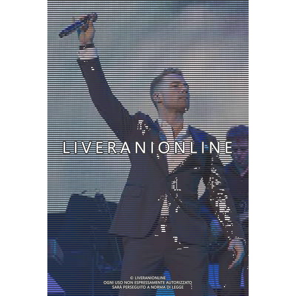 Ronan Keating of Irish boy band Boyzone performs at Manchester Arena on the last night of their BZ20 tour, 22nd December 2013. AG ALDO LIVERANI SAS ONLY ITALY