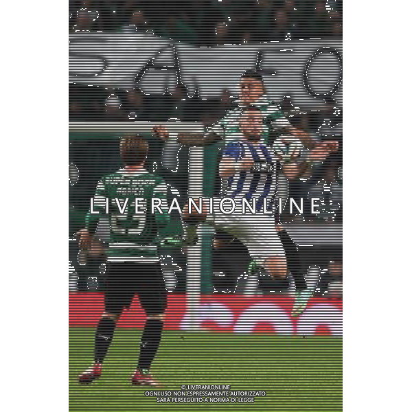 Marcos Rojo / Nabil Ghilas - 29.12.2013 - Sporting / Porto - Coupe de la Ligue 2013/2014 Photo : Carlos Rodrigues / Icon Sport AG ALDO LIVERANI SAS ONLY ITALY