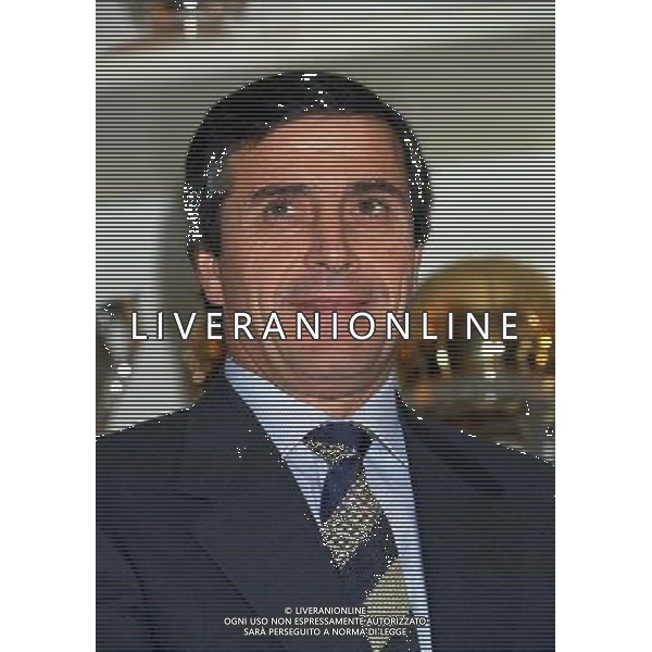 MILANO 24-05-1996 PRESENTAZIONE DEL NUOVO ALLENATORE DEL MILAN OSCAR WASHINGTON TABAREZ NELLA FOTO OSCAR WASHINGTON TABAREZ-ADRIANO GALLIANI AG ALDO LIVERANI SAS