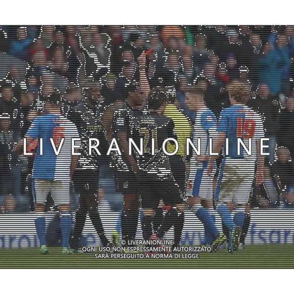 DEDRYCK BOYATA IS SENT OFF BLACKBURN ROVERS V MANCHESTER CITY BLACKBURN ROVERS V MANCHESTER CITY BUDWEISER FA CUP 3RD ROUND EWOOD PARK, BLACKBURN, ENGLAND 04 January 2014 GAT77262 WARNING! This Photograph May Only Be Used For Newspaper And/Or Magazine Editorial Purposes. May Not Be Used For Publications Involving 1 player, 1 Club Or 1 Competition Without Written Authorisation From Football DataCo Ltd. For Any Queries, Please Contact Football DataCo Ltd on +44 (0) 207 864 9121