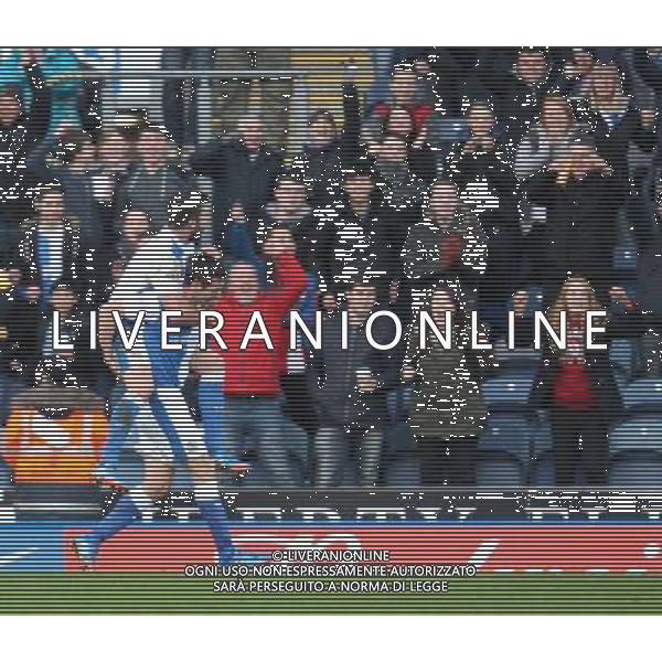 SCOTT DANN CELEBRATES BLACKBURN ROVERS V MANCHESTER CITY BLACKBURN ROVERS V MANCHESTER CITY BUDWEISER FA CUP 3RD ROUND EWOOD PARK, BLACKBURN, ENGLAND 04 January 2014 GAT77246 WARNING! This Photograph May Only Be Used For Newspaper And/Or Magazine Editorial Purposes. May Not Be Used For Publications Involving 1 player, 1 Club Or 1 Competition Without Written Authorisation From Football DataCo Ltd. For Any Queries, Please Contact Football DataCo Ltd on +44 (0) 207 864 9121