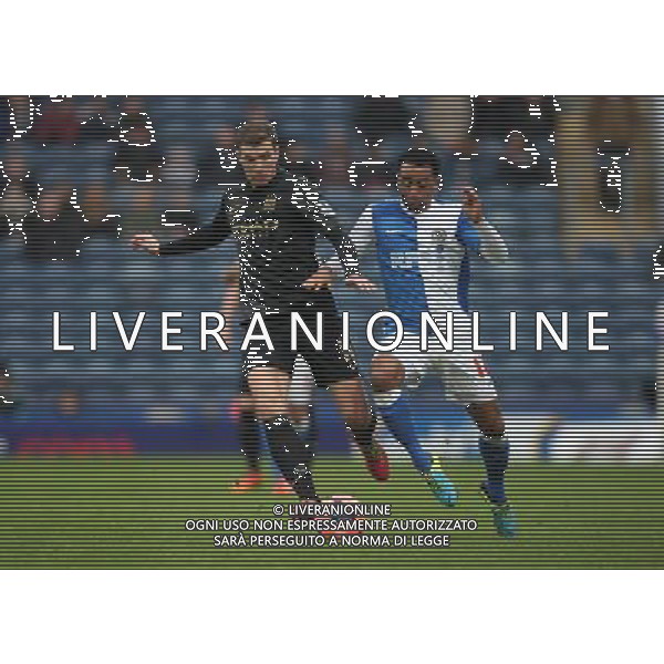 EDIN DZEKO \' LEE WILLIAMSON BLACKBURN ROVERS V MANCHESTER CITY BLACKBURN ROVERS V MANCHESTER CITY BUDWEISER FA CUP 3RD ROUND EWOOD PARK, BLACKBURN, ENGLAND 04 January 2014 GAT77243 WARNING! This Photograph May Only Be Used For Newspaper And/Or Magazine Editorial Purposes. May Not Be Used For Publications Involving 1 player, 1 Club Or 1 Competition Without Written Authorisation From Football DataCo Ltd. For Any Queries, Please Contact Football DataCo Ltd on +44 (0) 207 864 9121