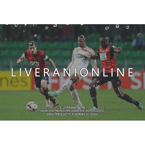 Mathieu DOSSEVI / Romain DANZE / Tiemoue BAKAYOKO - 04.01.2014 - Rennes / Valenciennes - 32emeFinale Coupe de France - Photo : Vincent Michel / Icon Sport AG ALDO LIVERANI SAS ONLY ITALY