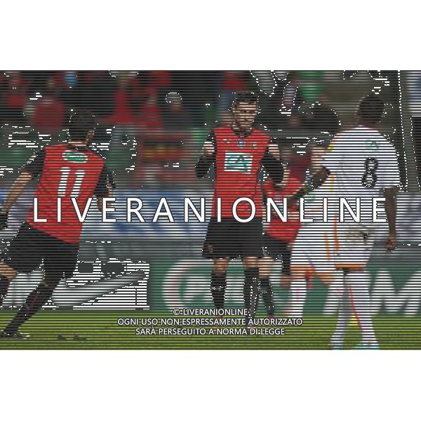 JOIE Julien FERET - 04.01.2014 - Rennes / Valenciennes - 32emeFinale Coupe de France - Photo : Vincent Michel / Icon Sport AG ALDO LIVERANI SAS ONLY ITALY