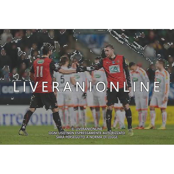 Nelson OLIVEIRA / Sylvain ARMAND - 04.01.2014 - Rennes / Valenciennes - 32emeFinale Coupe de France - Photo : Vincent Michel / Icon Sport AG ALDO LIVERANI SAS ONLY ITALY