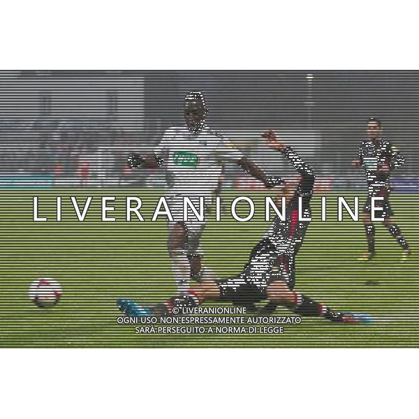 Heindrick CAKIN / Layvin KURZAWA - 05.01.2014 - Vannes / Monaco - 32emeFinale Coupe de France Photo : Clement le Calve / Icon Sport AG ALDO LIVERANI SAS ONLY ITALY AG ALDO LIVERANI SAS ONLY ITALY