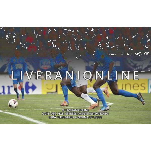 Alioune BA / Salomon KALOU / Mpasa MAKUMA - 05.01.2014 - Amiens AC / Lille - 32emeFinale Coupe de France - Photo : Dave Winter / Icon Sport AG ALDO LIVERANI SAS ONLY ITALY AG ALDO LIVERANI SAS ONLY ITALY