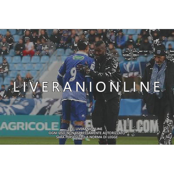 Djibril CISSE / Gianni BRUNO - 05.01.2014 - Bastia / Evian Thonon - 32emeFinale Coupe de France - Photo : Michel Maestracci / Icon Sport AG ALDO LIVERANI SAS ONLY ITALY