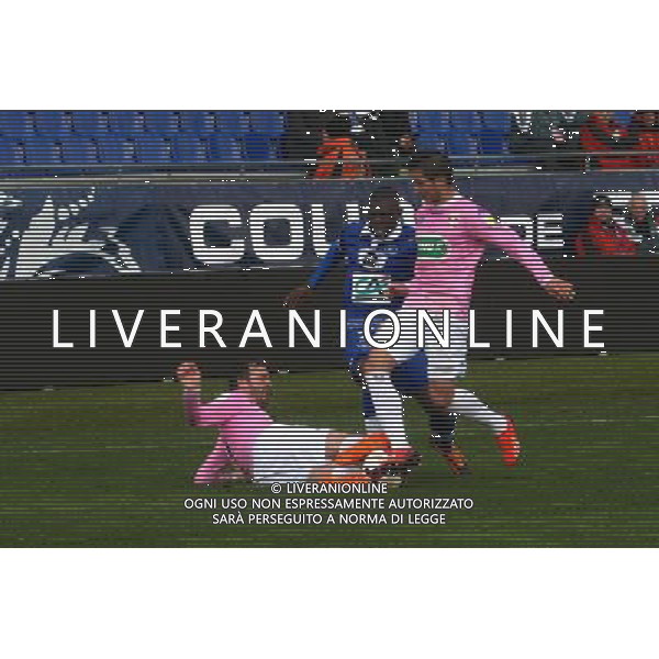 Drissa DIAKITE - 05.01.2014 - Bastia / Evian Thonon - 32emeFinale Coupe de France - Photo : Michel Maestracci / Icon Sport AG ALDO LIVERANI SAS ONLY ITALY