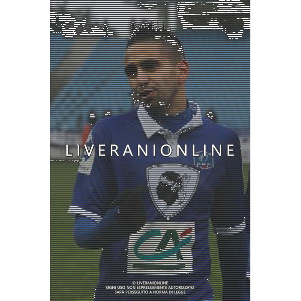 Ryad BOUDEBOUZ - 05.01.2014 - Bastia / Evian Thonon - 32emeFinale Coupe de France - Photo : Michel Maestracci / Icon Sport AG ALDO LIVERANI SAS ONLY ITALY