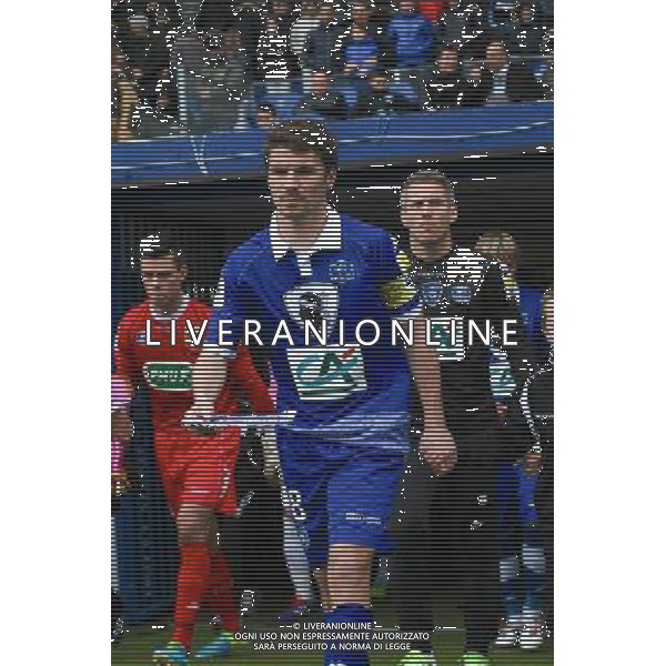 Yannick CAHUZAC - 05.01.2014 - Bastia / Evian Thonon - 32emeFinale Coupe de France - Photo : Michel Maestracci / Icon Sport AG ALDO LIVERANI SAS ONLY ITALY
