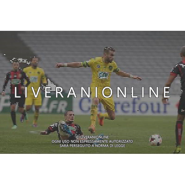 Lucas DEAUX / Eric BAUTHEAC - 05.01.2014 - Nantes / Nice - 32emeFinale Coupe de France Photo : Vincent Michel / Icon Sport AG ALDO LIVERANI SAS ONLY ITALY