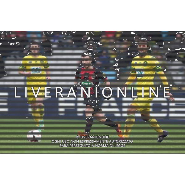 Alexy BOSETTI / Oswaldo VIZCARRONDO - 05.01.2014 - Nantes / Nice - 32emeFinale Coupe de France Photo : Vincent Michel / Icon Sport AG ALDO LIVERANI SAS ONLY ITALY