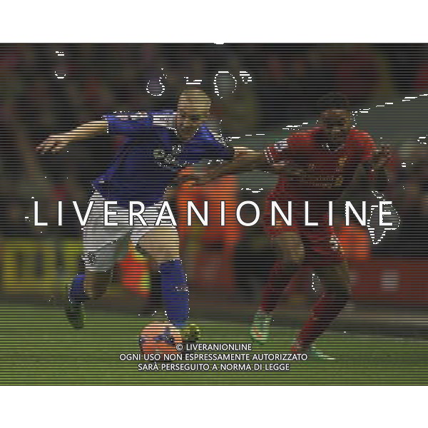 DAVID MELLOR \' RAHEEM STERLING LIVERPOOL V OLDHAM ATHLETIC LIVERPOOL V OLDHAM ATHLETIC BUDWEISER FA CUP 3RD ROUND ANFIELD, LIVERPOOL, ENGLAND 05 January 2014 GAT77325 WARNING! This Photograph May Only Be Used For Newspaper And/Or Magazine Editorial Purposes. May Not Be Used For Publications Involving 1 player, 1 Club Or 1 Competition Without Written Authorisation From Football DataCo Ltd. For Any Queries, Please Contact Football DataCo Ltd on +44 (0) 207 864 9121 AG ALDO LIVERANI SAS ONLY ITALY