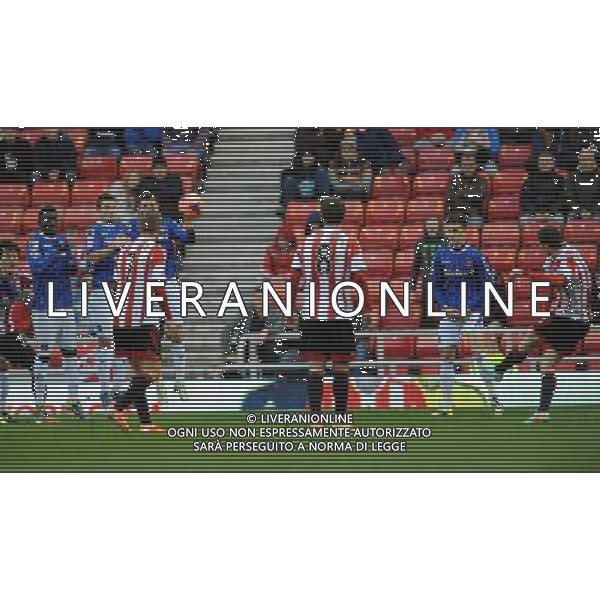 ADAM JOHNSON FREE KICK TO SCORE 1.0 SUNDERLAND FC V CARLISLE UTD FC SUNDERLAND FC V CARLISLE UTD FC, FA CUP 3RD ROUND STADIUM OF LIGHT, SUNDERLAND, ENGLAND 05 January 2014 GAT77289 BARCLAYS PREMIER LEAGUE 05/01/14 WARNING! This Photograph May Only Be Used For Newspaper And/Or Magazine Editorial Purposes. May Not Be Used For Publications Involving 1 player, 1 Club Or 1 Competition Without Written Authorisation From Football DataCo Ltd. For Any Queries, Please Contact Football DataCo Ltd on +44 (0) 207 864 9121