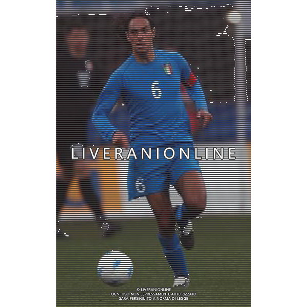 NAZIONALE ITALIANA CALCIO 2001 NELLLLA FOTO NESTA ALESSANDRO FOTO ALDO LIVERANI