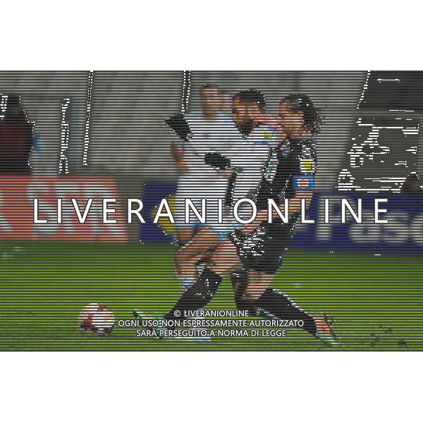 Mickael TACALFRED / Saber KHALIFA - 05.01.2014 - Marseille / Reims - 32emeFinale Coupe de France Photo : Gaston Petrelli / Icon Sport AG ALDO LIVERANI SAS ONLY ITALY