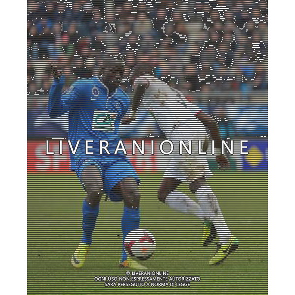 Pape Maurice SANKARE / Pape SOUARE - 05.01.2014 - Amiens AC / Lille - 32emeFinale Coupe de France Photo : Dave Winter / Icon Sport AG ALDO LIVERANI SAS ONLY ITALY