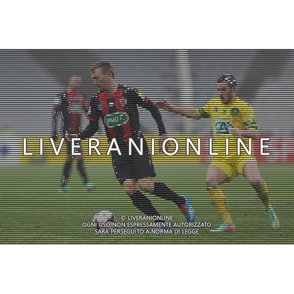 Christian BRULS / Jordan VERETOUT - 05.01.2014 - Nantes / Nice - 32emeFinale Coupe de France - Photo : Vincent Michel / Icon Sport AG ALDO LIVERANI SAS ONLY ITALY