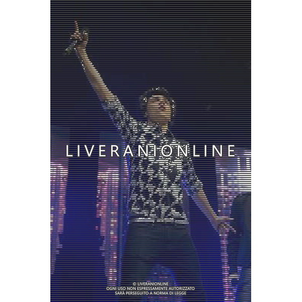 Boy Band Union J perform live at Liverpool Arena, Liverpool, England, 6th January 2014. AG ALDO LIVERANI SAS ONLY ITALY