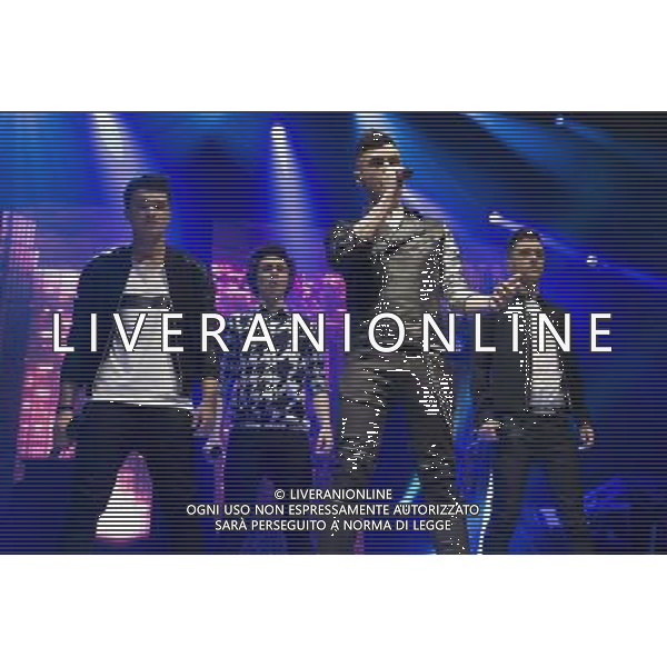 Boy Band Union J perform live at Liverpool Arena, Liverpool, England, 6th January 2014. AG ALDO LIVERANI SAS ONLY ITALY